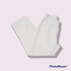 Soft Surroundings White Cotton Pants Medium Petite